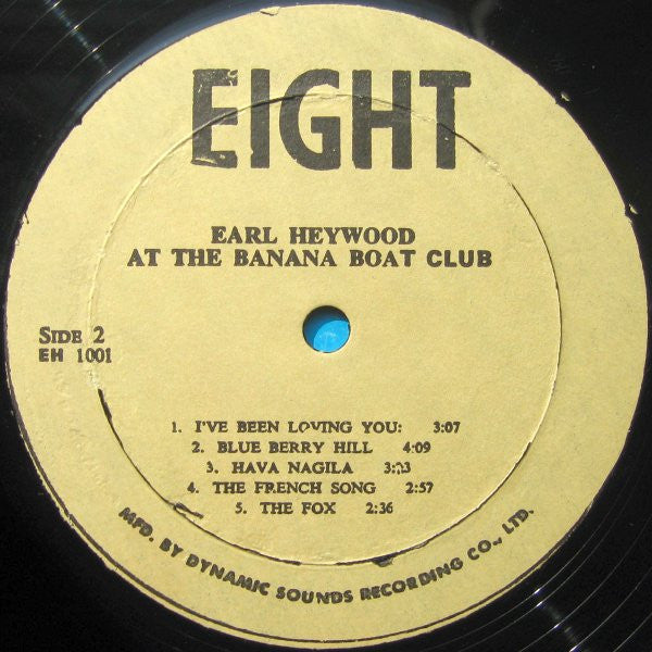 Earl Haywood : At The Banana Boat Club (LP, Album)