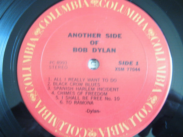 Bob Dylan : Another Side Of Bob Dylan (LP, Album, RE)