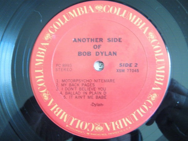 Bob Dylan : Another Side Of Bob Dylan (LP, Album, RE)