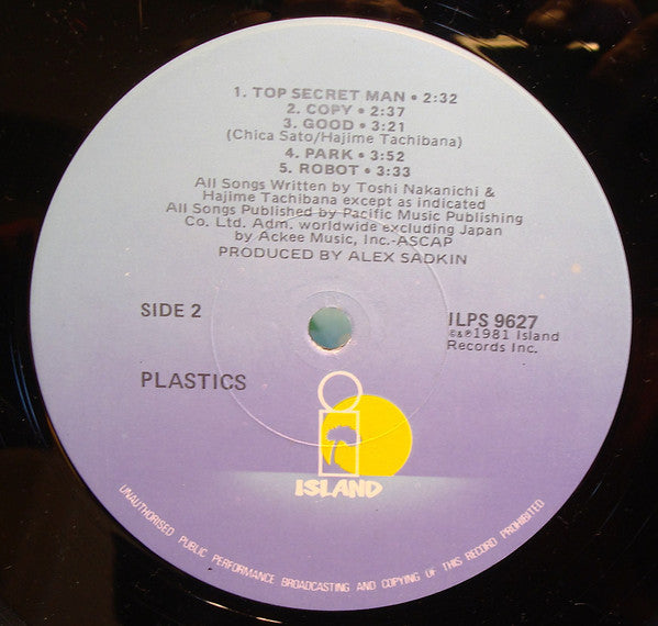 Plastics : Plastics (LP, Album, Los)