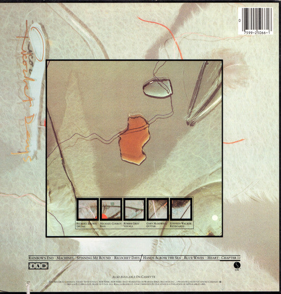 Modern English : Ricochet Days (LP, Album, Win)