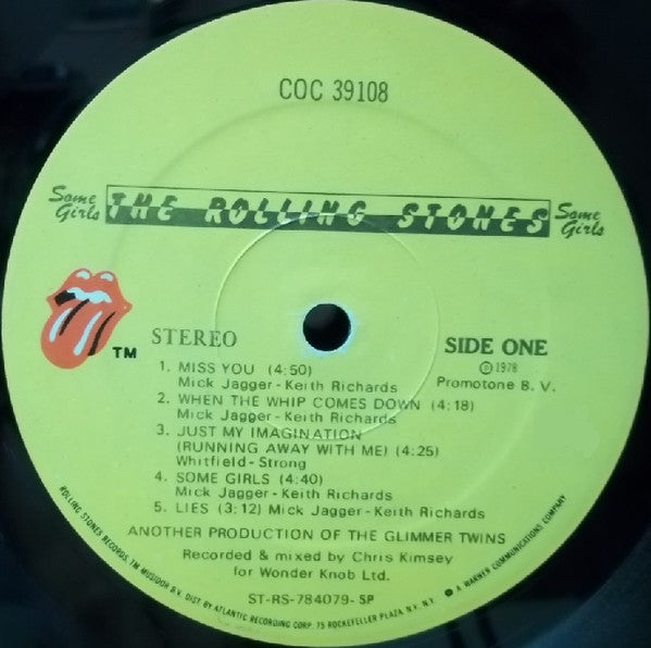 The Rolling Stones : Some Girls (LP, Album, 2nd)