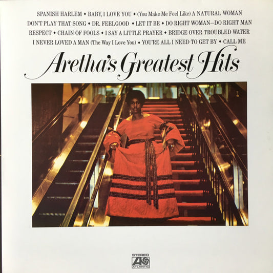 Aretha Franklin : Aretha's Greatest Hits (LP, Comp, RE)