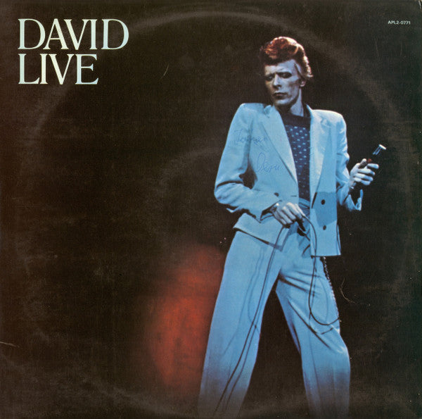 David Bowie : David Live (2xLP, Album, RP, Ora)