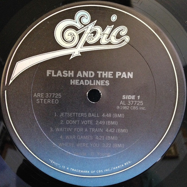 Flash And The Pan* : Headlines (LP, Album, Car)