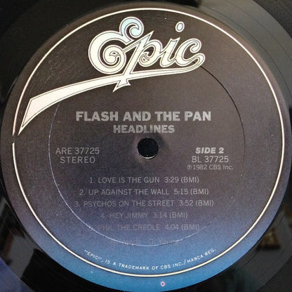 Flash And The Pan* : Headlines (LP, Album, Car)