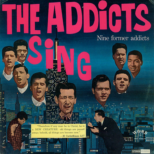 The Addicts : The Addicts Sing (LP, Album, Mono)