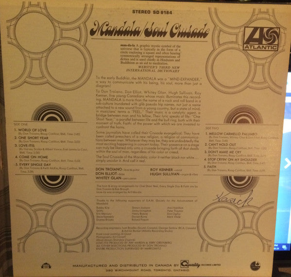 Mandala (11) : Soul Crusade (LP, Album, Gat)