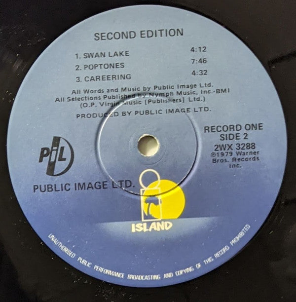Public Image Ltd.* : Second Edition (2xLP, Album, Gat)