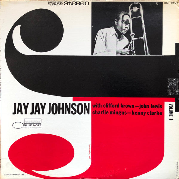 Jay Jay Johnson* : The Eminent Jay Jay Johnson Volume 1 (LP, Comp, RE)