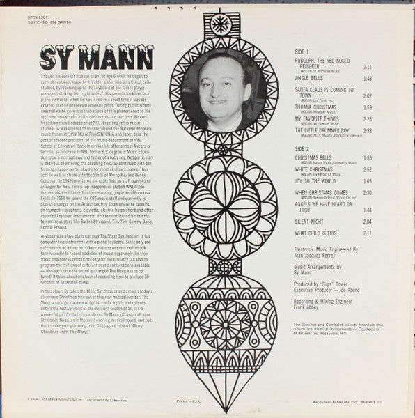 Sy Mann : Switched On Santa (LP, Album)