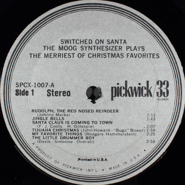 Sy Mann : Switched On Santa (LP, Album)