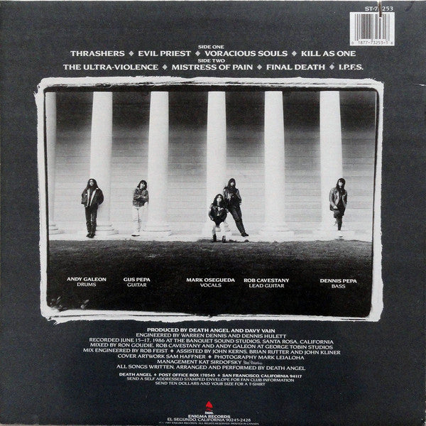 Death Angel (2) : The Ultra-Violence (LP, Album)