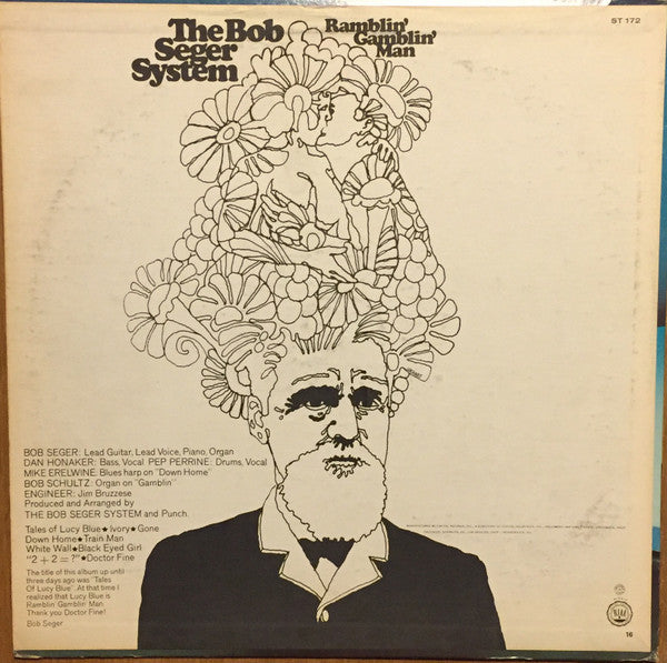 The Bob Seger System* : Ramblin' Gamblin' Man (LP, Album, M/Print, Jac)