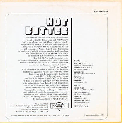 Hot Butter : More Hot Butter (LP, Album, All)