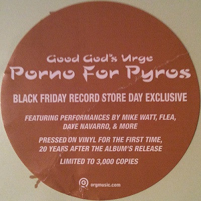 Porno For Pyros : Good God's Urge (LP, Album, RSD, Ltd, RE)
