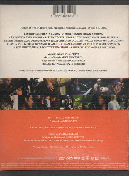 Tom Petty And The Heartbreakers : High Grass Dogs - Live From The Fillmore (DVD-V, NTSC)