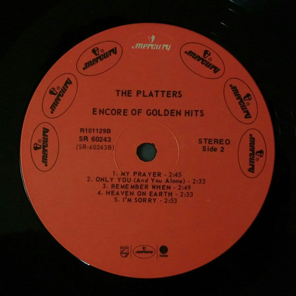The Platters : Encore Of Golden Hits (LP, Comp, Club, RCA)