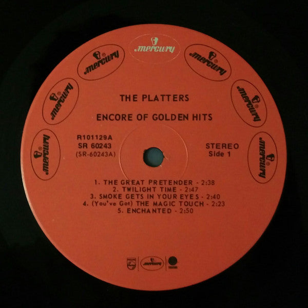 The Platters : Encore Of Golden Hits (LP, Comp, Club, RCA)