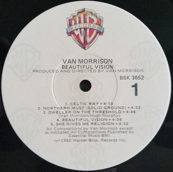 Van Morrison : Beautiful Vision (LP, Album, Jac)