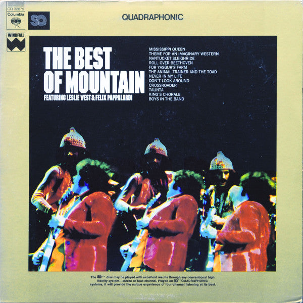 Mountain : The Best Of Mountain (LP, Comp, Quad, Pit)