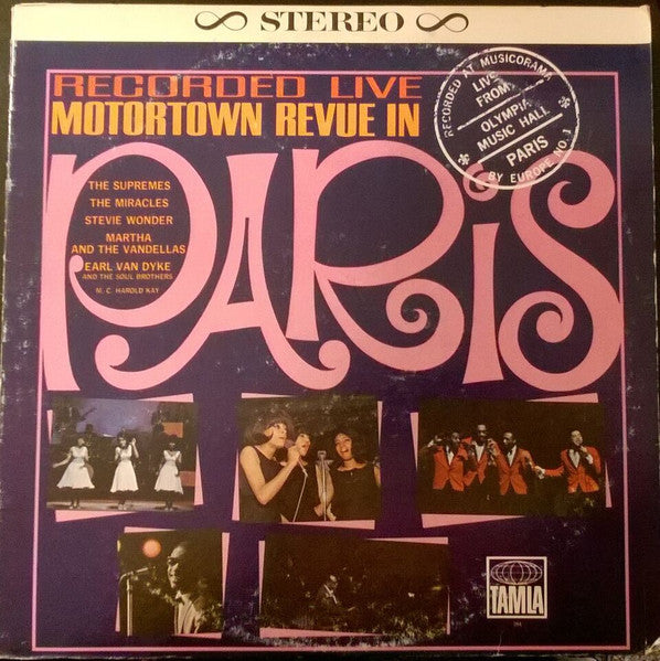 Various : Motortown Revue In Paris (LP)
