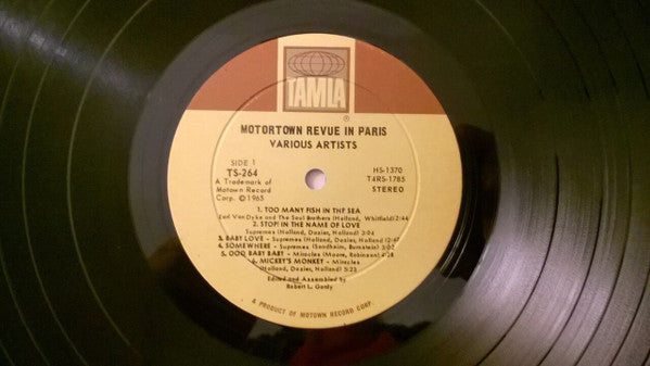 Various : Motortown Revue In Paris (LP)