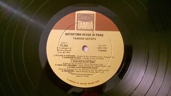Various : Motortown Revue In Paris (LP)
