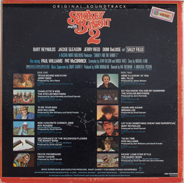 Various : Smokey And The Bandit 2 (Original Soundtrack) (LP, Album)