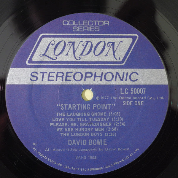 David Bowie : Starting Point (LP, Comp)