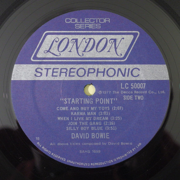 David Bowie : Starting Point (LP, Comp)