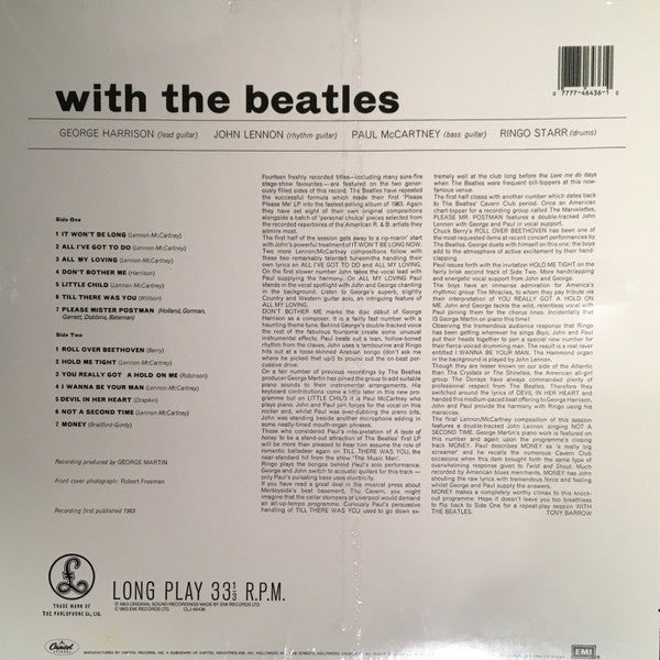 The Beatles : With The Beatles (LP, Album, Mono, RE, Pur)