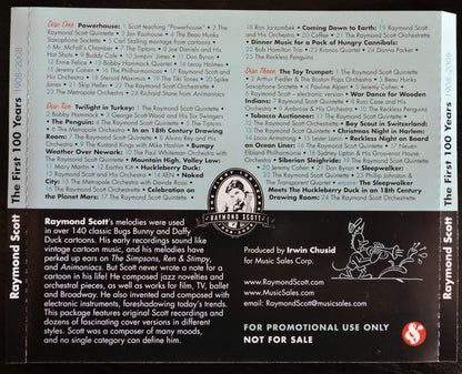 Various : Raymond Scott - The First 100 Years 1908-2008 (3xCD, Comp, Promo, S/Edition)