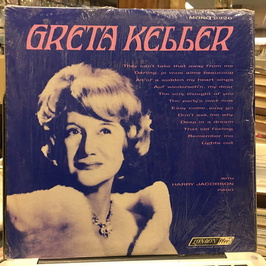 Greta Keller, Harry Jacobson : Greta Keller (LP, Mono)