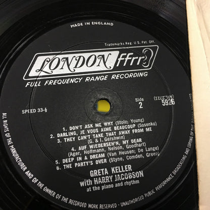Greta Keller, Harry Jacobson : Greta Keller (LP, Mono)