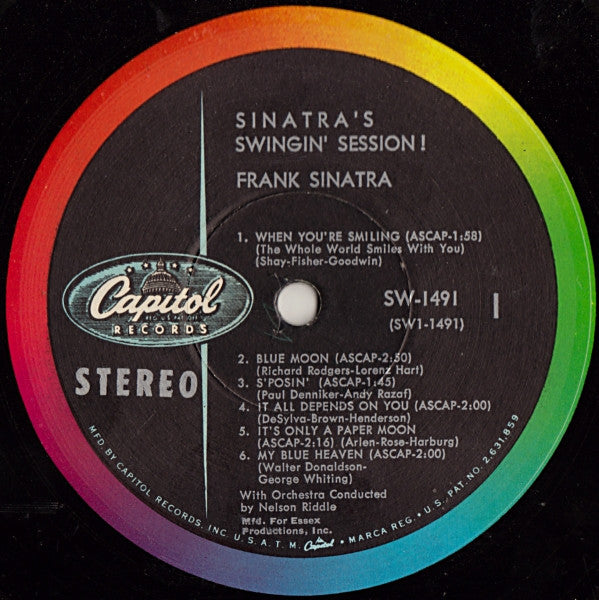 Frank Sinatra : Sinatra's Swingin' Session!!! (LP, Album)