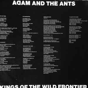 Adam And The Ants : Kings Of The Wild Frontier (LP, Album, San)