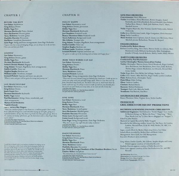 Lee Oskar : Before The Rain (LP, Album, PRC)