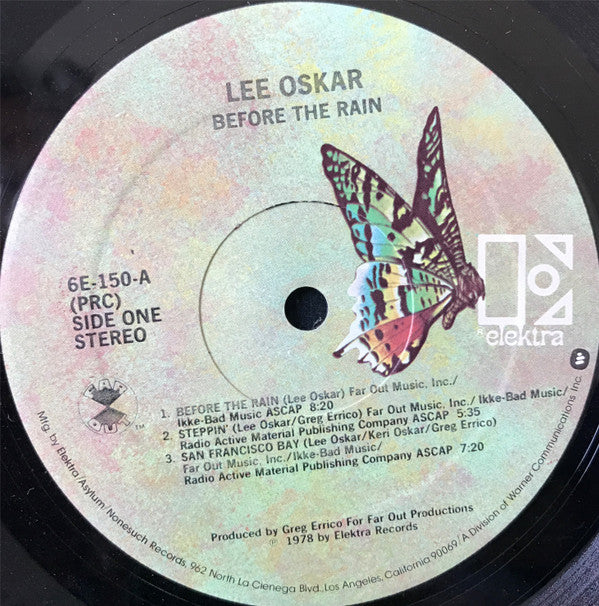 Lee Oskar : Before The Rain (LP, Album, PRC)