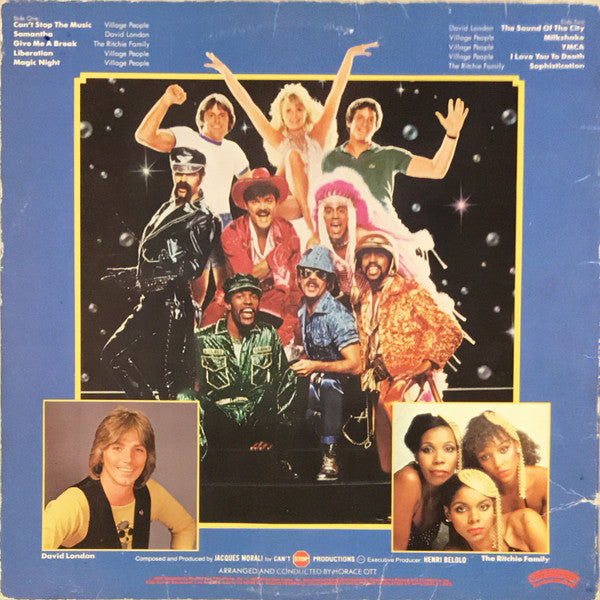 Village People : Can't Stop The Music - The Original Motion Picture Soundtrack Album (LP, Album, 18 )