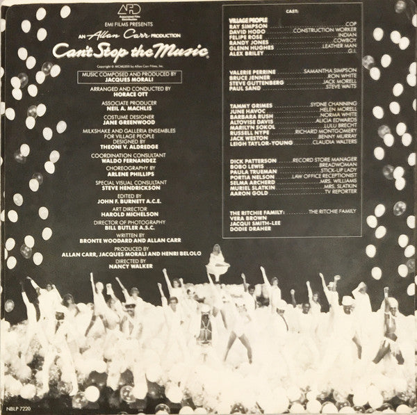Village People : Can't Stop The Music - The Original Motion Picture Soundtrack Album (LP, Album, 18 )
