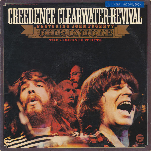 Creedence Clearwater Revival Featuring John Fogerty : Chronicle - The 20 Greatest Hits (2xLP, Comp)