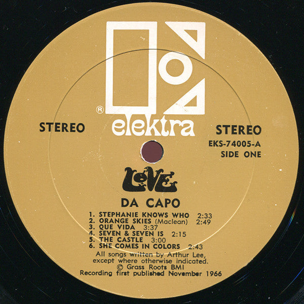 Love : Da Capo (LP, Album)
