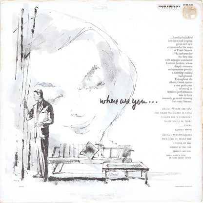 Frank Sinatra With Gordon Jenkins And His Orchestra : Where Are You? (LP, Album, Mono, Scr)