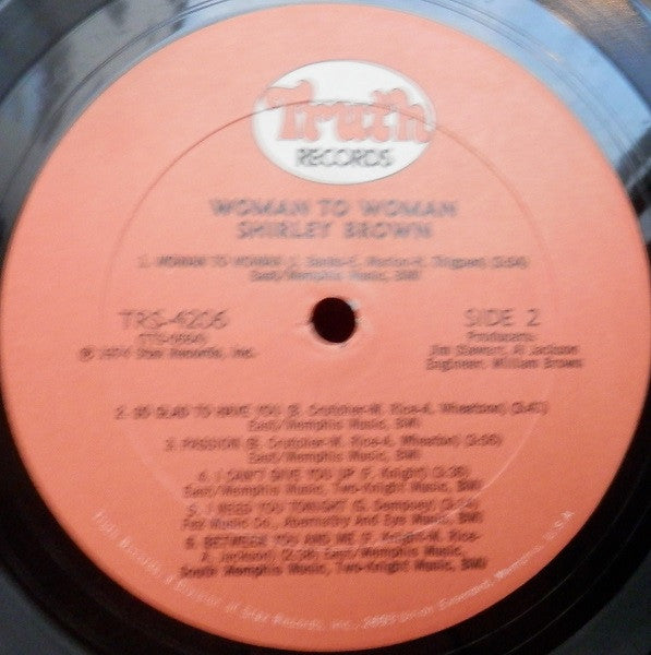 Shirley Brown : Woman To Woman (LP, Album)