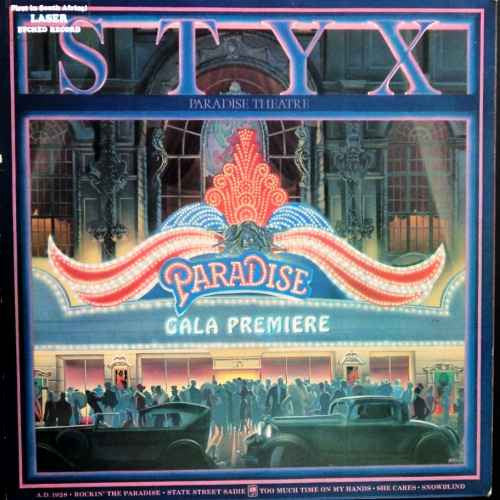 Styx : Paradise Theatre (LP, Album, Etch)