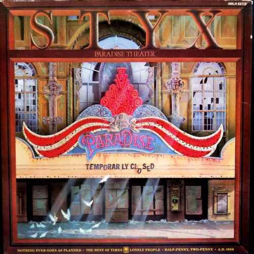 Styx : Paradise Theatre (LP, Album, Etch)
