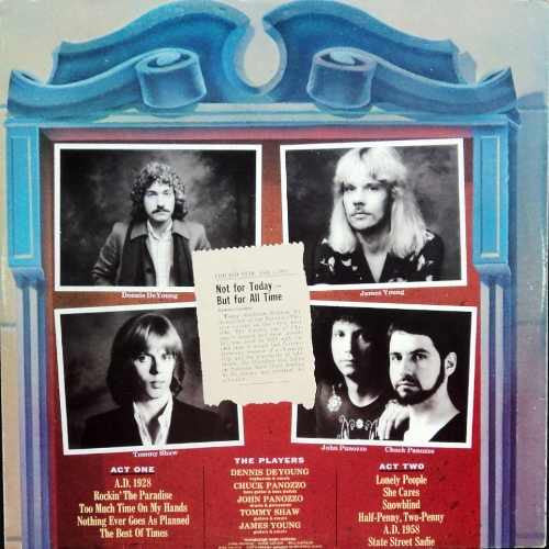 Styx : Paradise Theatre (LP, Album, Etch)