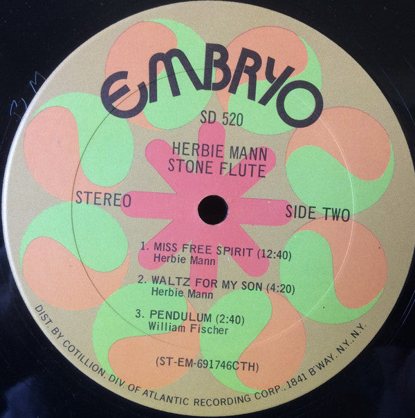 Herbie Mann : Stone Flute (LP, Album, CTH)