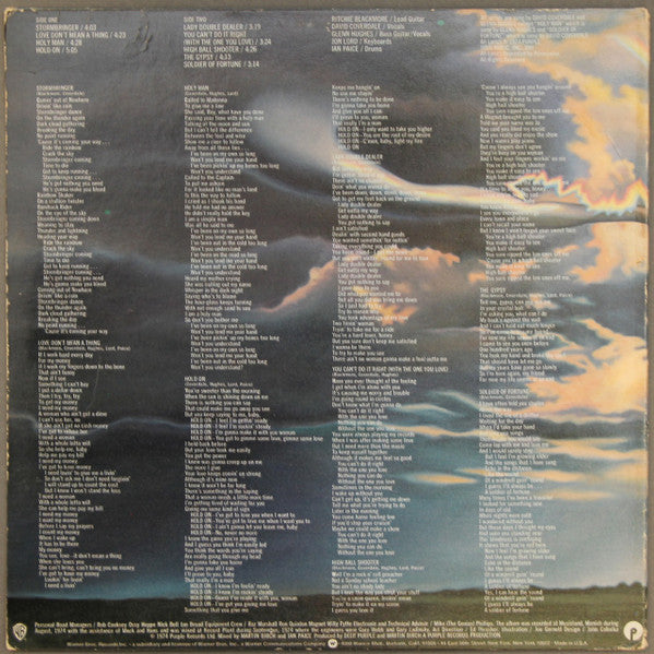 Deep Purple : Stormbringer (LP, Album, Pit)